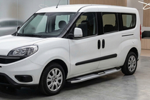 Opel Combo 2012–2018 Mevsim Grey bočné nášľapy (2 ks, hliník) fotografia 1