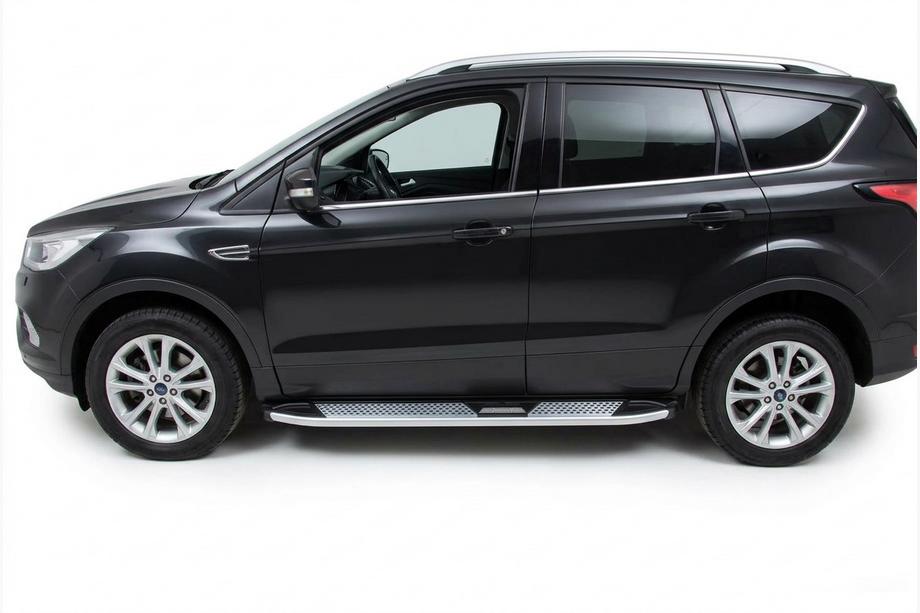 Ford Kuga/Escape 2013–2019 Mevsim Grey bočné nášľapy (2 ks, hliník) S lakovanými dverovými plechmi Image