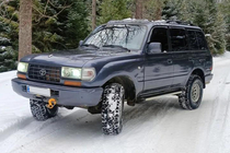 Toyota Land Cruiser 80 1990–1997 Bočné nášľapy Maya V1 (2 ks, hliník) fotografia 3