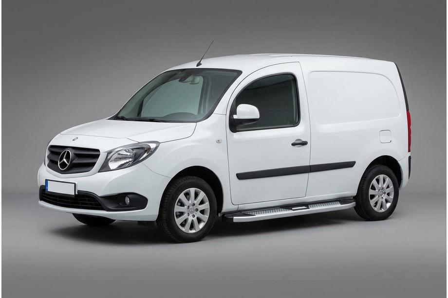 Mercedes Citan 2013–2021 Mevsim Grey bočné nášľapy (2 ks, hliník) Dlhý rázvor Fotografia 1