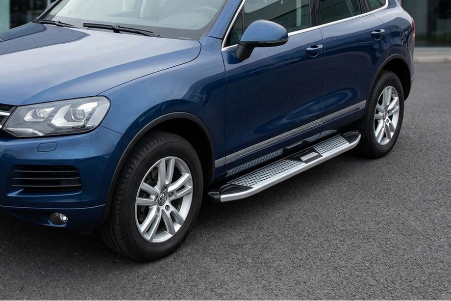 Porsche Cayenne 2003–2010 Mevsim Grey bočné nášľapy (2 ks, hliník) Image