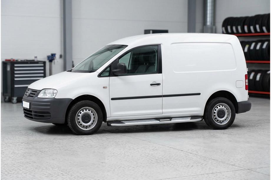 Volkswagen Caddy 2004–2010 Mevsim Grey bočné nášľapy (2 ks, hliník) Maxi rázvor Image