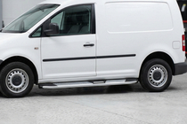 Volkswagen Caddy 2010–2015 Mevsim Grey bočné nášľapy (2 ks, hliník) fotografia 1