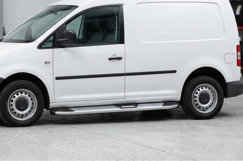 Volkswagen Caddy 2010–2015 Mevsim Grey bočné nášľapy (2 ks, hliník) Image
