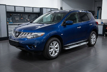 Nissan Murano 2008–2014 Mevsim Grey bočné nášľapy (2 ks, hliník) fotografia 1
