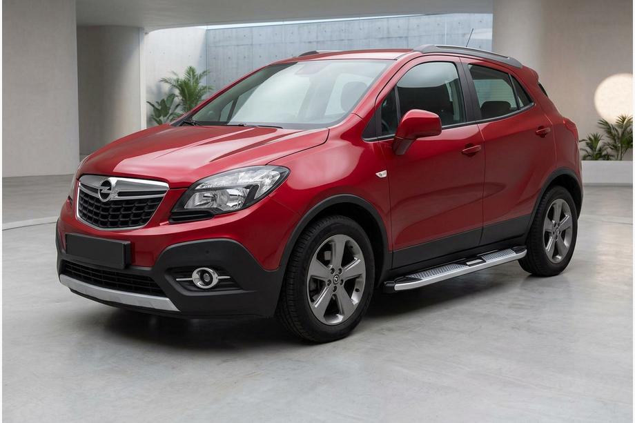 Opel Mokka 2012–2021 Mevsim Grey bočné nášľapy (2 ks, hliník) Image