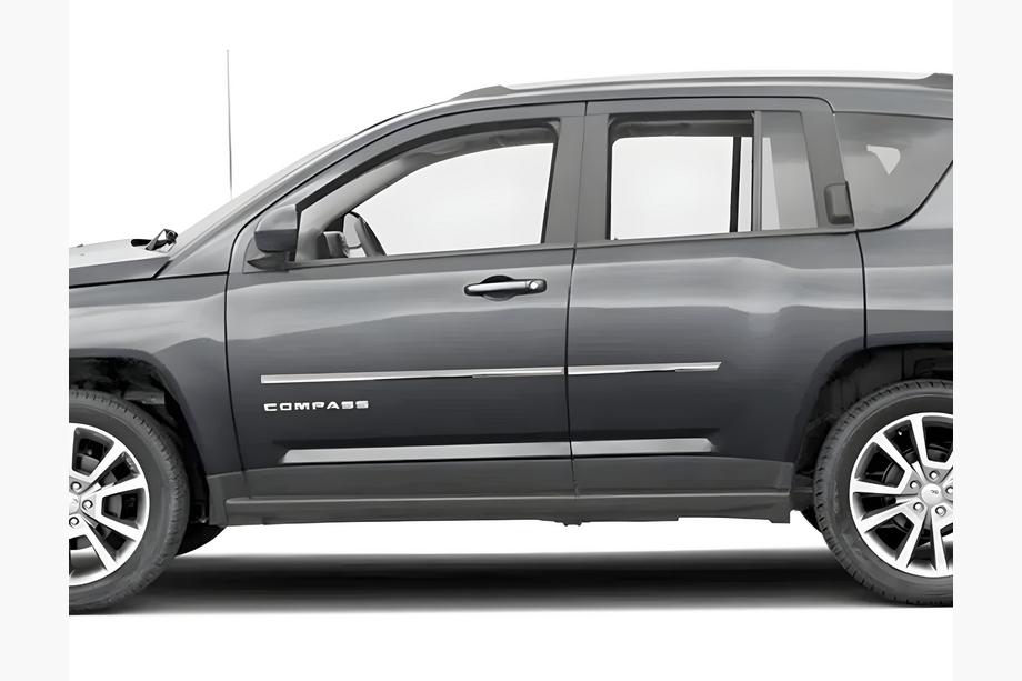 Jeep Compass 2006–2016 OmsaLine dverové lišty (nerez) Image