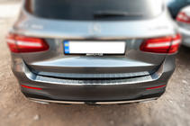 Mercedes GLC X253 2015–2022 Ochranná lišta zadného nárazníka Carmos (2015-2019, nerez) fotografia 4