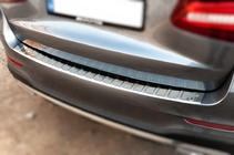 Mercedes GLC X253 2015–2022 Ochranná lišta zadného nárazníka Carmos (2015-2019, nerez) fotografia 2