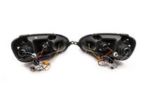 Volkswagen Golf 5 2003–2009 Predné svetlomety s LED svetlami Black (2 ks) fotografia 5