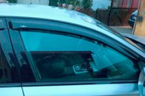 Audi A6 C7 2011–2017 Okenné deflektory Sedan (4 ks, HIC) fotografia 3