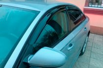 Audi A6 C7 2011–2017 Okenné deflektory Sedan (4 ks, HIC) fotografia 6