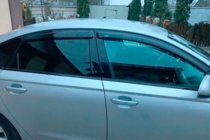 Audi A6 C7 2011–2017 Okenné deflektory Sedan (4 ks, HIC) fotografia 7