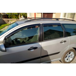 Okenné deflektory SW (4 ks, HIC) Ford Focus I 1998–2005 fotografia 3