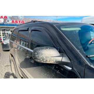 Deflektory okien (4 ks, HIC) Jeep Grand Cherokee WK 2004–2010 fotografia 2