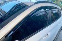 Hyundai Kona 2017–2023 Deflektory okien (4 ks, HIC) fotografia 1