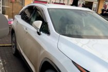 Lexus RX 2016–2022 Okenné veterné deflektory s chrómovou lištou LONG (4 ks, HIC) fotografia 1