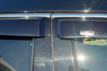 Hyundai Santa Fe 4 2018–2023 Okenné deflektory s chrómovou lištou (4 ks, HIC) fotografia 3