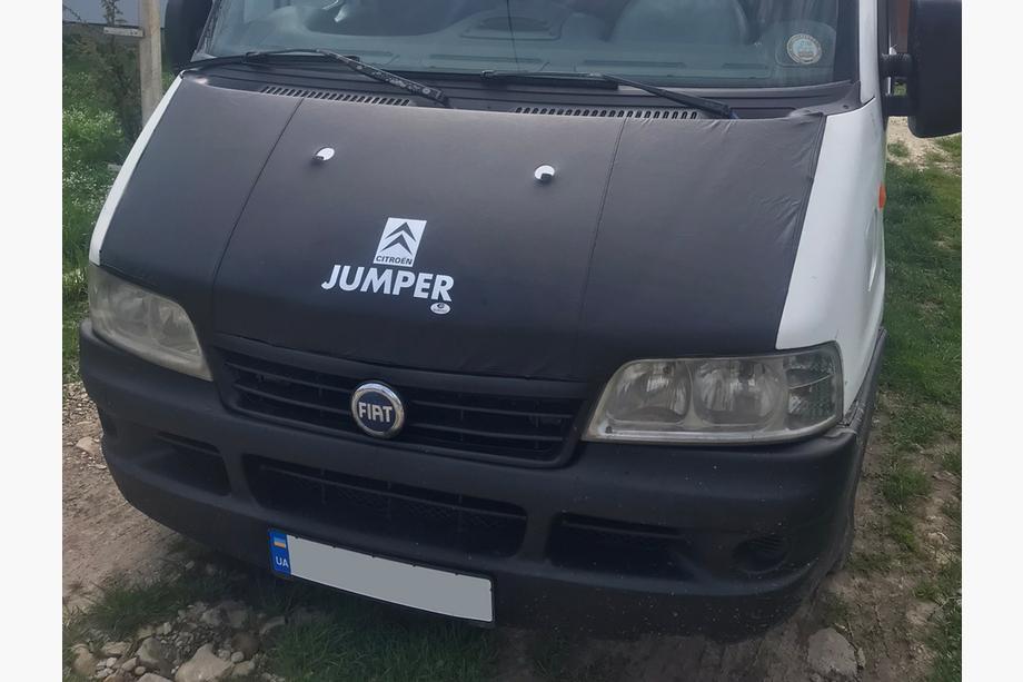 Peugeot Boxer 1994–2006 Poťah na kapotu (nápis Jumper) Polovičný poťah kapoty, 1995-2001 Image