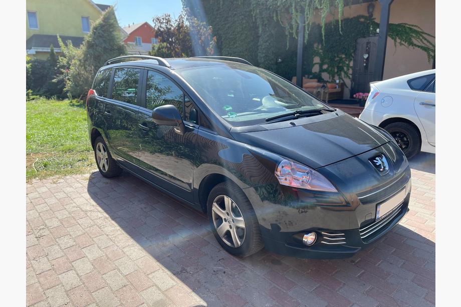 Peugeot 5008 2009–2016 OmsaLine Solid strešné lyžiny (2 ks, čierne) Fotografia 5
