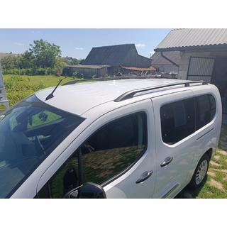 OmsaLine Solid strešné lyžiny (2 ks, čierne) Citroen Berlingo/Multispace 2018– fotografia 3