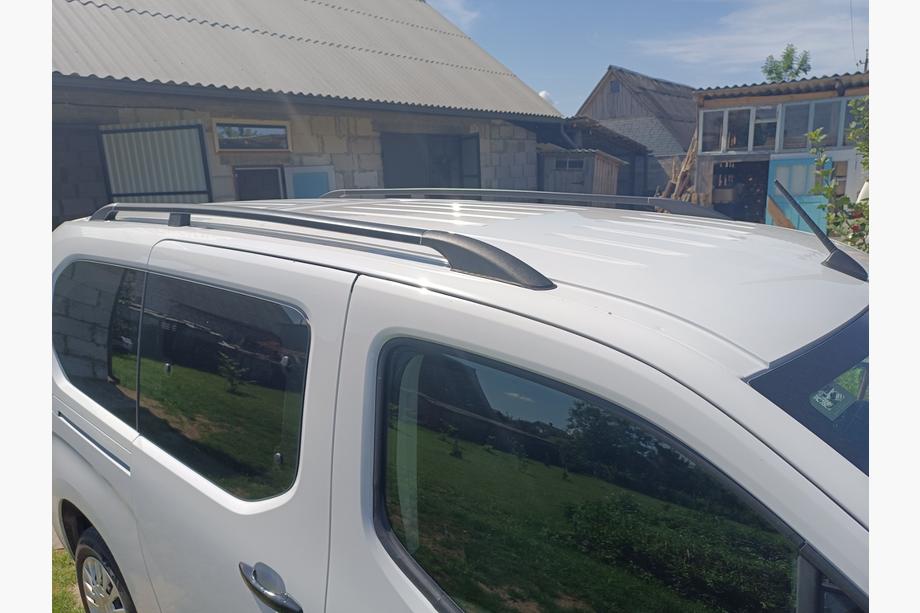 Peugeot Partner/Rifter 2019– OmsaLine Solid strešné lyžiny (2 ks, čierne) Image