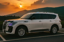 Nissan Armada 2016–2024 Dverové lišty (4 ks, čierne) fotografia 4