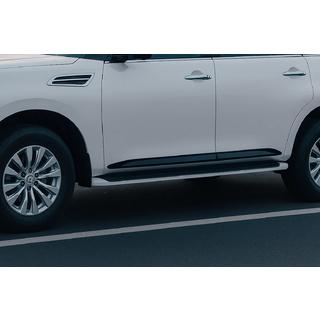 Dverové lišty (4 ks, čierne) Nissan Armada 2016–2024 fotografia 1