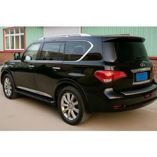 Dverné lišty (4 ks, chrómové) Nissan Armada 2016–2024 fotografia 1