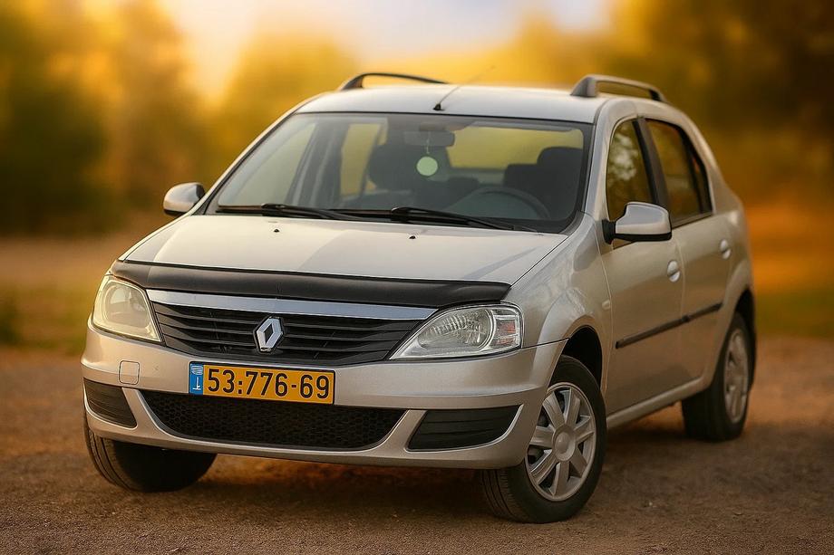 Renault Logan I 2008–2013 Deflektor kapoty (EuroCap) Image
