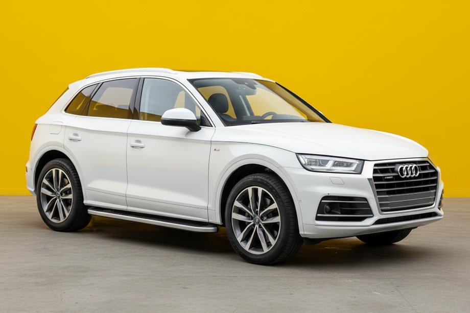 Audi Q5 2017–2025 Bočné prahy Tayga Grey (2 ks, hliník) Fotografia 1