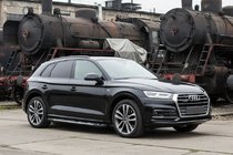 Audi Q5 2017–2025 Bočné nášľapy Sunrise (2 ks, hliník) fotografia 1