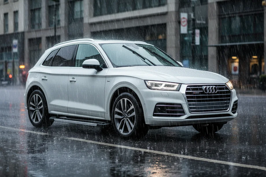 Audi Q5 2017–2025 Bočné nášľapy RedLine (2 ks, hliník) Fotografia 1