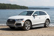 Audi Q5 2017–2025 Bočné nášľapy Maya V2 (2 ks, hliník) fotografia 1