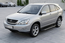 Lexus RX 2003–2009 Bočné nášľapy Bosphorus Grey (2 ks, hliník) fotografia 1