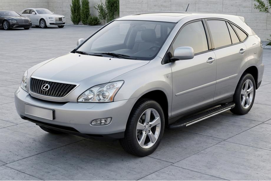 Lexus RX 2003–2009 Bočné nášľapy Bosphorus Grey (2 ks, hliník) Image