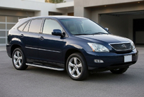 Lexus RX 2003–2009 Bočné prahy Tayga Grey (2 ks, hliník) fotografia 1