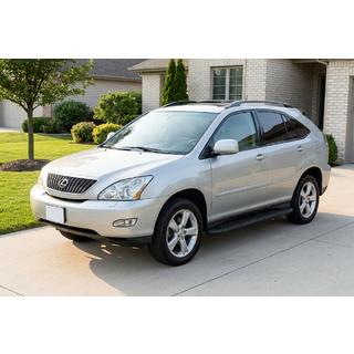 Bočné prahy Tayga Black (2 ks, hliník) Lexus RX 2003–2009 fotografia 1