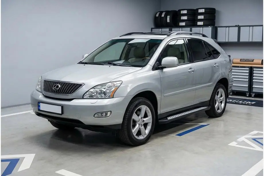 Lexus RX 2003–2009 Bočné nášľapy Vision New Black (2 ks, hliník) Fotografia 1