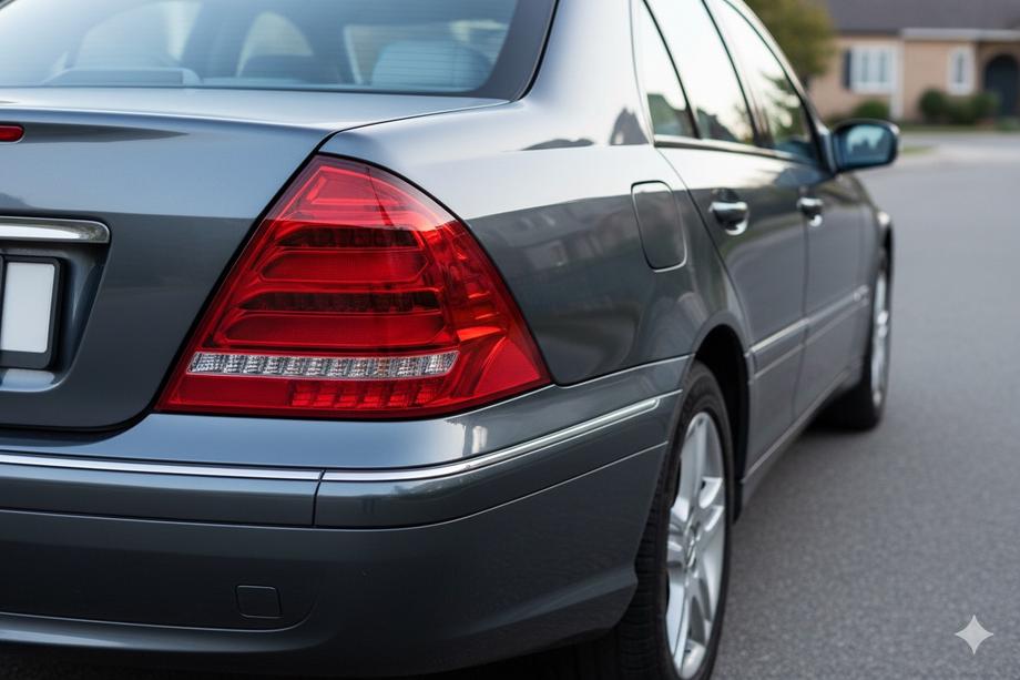 Mercedes C-trieda W203 2000–2007 Zadné LED brzdové svetlá (2 ks) Fotografia 1