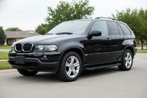 BMW X5 E53 1999–2006 Allmond Black bočné nášľapy (2 ks, hliník) fotografia 1