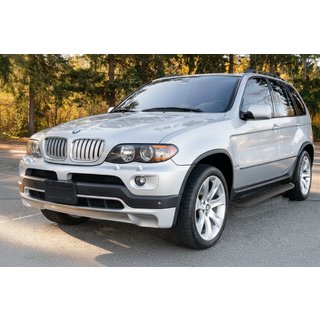 Bočné prahy Tayga Black (2 ks, hliník) BMW X5 E53 1999–2006 fotografia 1