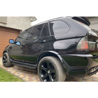Bočné nášľapy Bosphorus Black (2 ks, hliník) BMW X5 E53 1999–2006 fotografia 1