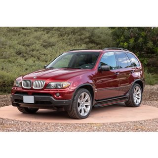 Bočné nášľapy Maya Red (2 ks, hliník) BMW X5 E53 1999–2006 fotografia 1