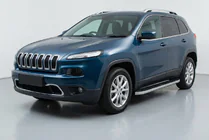 Jeep Cherokee KL 2013– Bočné prahy Tayga Grey (2 ks, hliník) fotografia 1