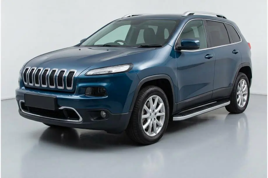Jeep Cherokee KL 2013– Bočné prahy Tayga Grey (2 ks, hliník) Image