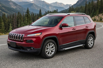 Jeep Cherokee KL 2013– Bočné prahy Line (2 ks, hliník) fotografia 1