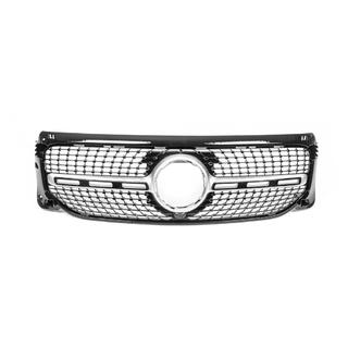 Predná maska Diamond Silver (pre Base 2019-2023) Mercedes GLB X247 2019– fotografia 2