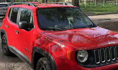 Jeep Renegade 2014– Strešné lyžiny Skyport (matná čierna) fotografia 1