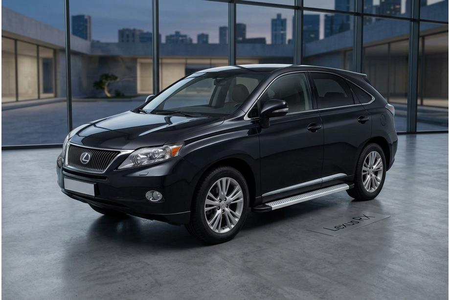 Lexus RX 2009–2015 Bočné nášľapy Maya V2 (2 ks, hliník) Image